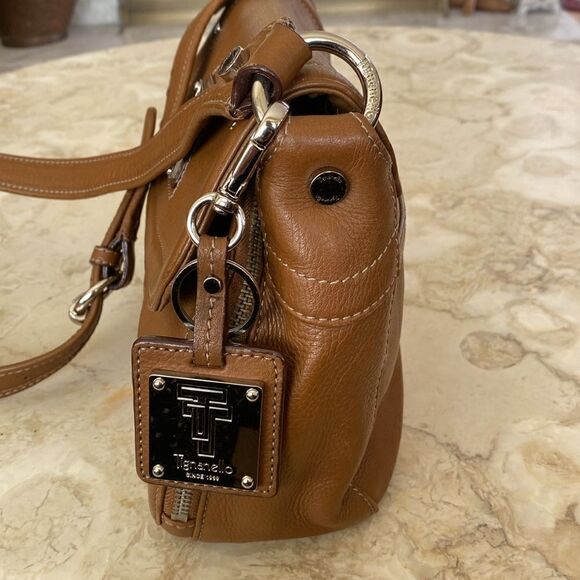 Tignanello Leather Organizer Shoulder Bag - Picture 6 of 14